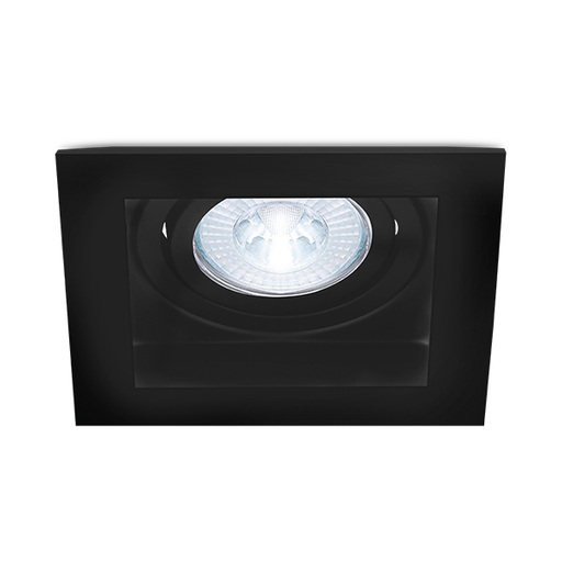 [BRYBH03-05021] 103014 - BETA A SQUARE 1D BLACK IP20 SPOTLIGHT FIXTURE-BRY