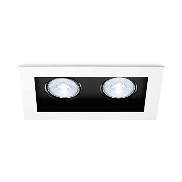 103015 - BETA A SQUARE 2D WHITE IP20 SPOTLIGHT FIXTUREBRY