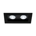103016 - BETA A SQUARE 2D BLACK IP20 SPOTLIGHT FIXTUREBRY