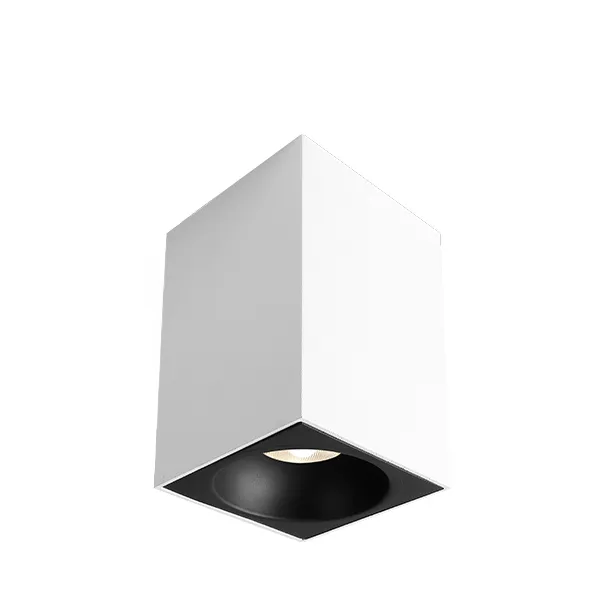 103022 - BETA 9414 SQUARE WHT GU10 IP20 SPOTLIGHT FIXTUREBRY
