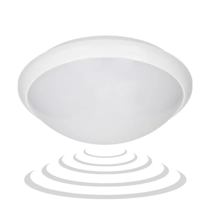 140754 - BREVA, E27 lighting fixture with microwave sensor, IP44