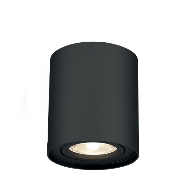 103025 - GAMA 9412 ROUND BLACK GU10 IP20 SPOTLIGHT FIXTUREBRY