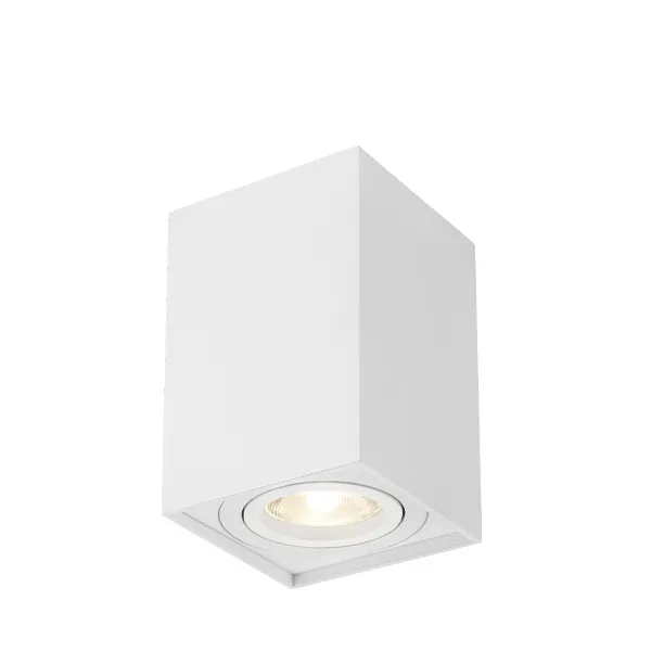 103026 - GAMA 9412 SQUARE WHT GU10 IP20 SPOTLIGHT FIXTUREBRY