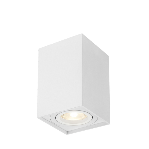 [BRYBH04-00210] 103026 - GAMA 9412 SQUARE WHT GU10 IP20 SPOTLIGHT FIXTURE-BRY