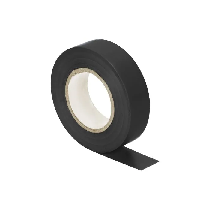 149734 - Insulation tape, flameretardant, black 19mm wide, 0.13mm thick, 20m long