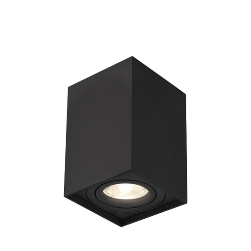 [BRYBH04-00211] 103027 - GAMA 9412 SQUARE BLACK GU10 IP20 SPOTLIGHT FIXTURE-BRY