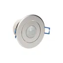 140712 - Adjustable flush mounted PIR motion sensor 360° protection rating IP20; detection range 360°, 6m; works with LEDs