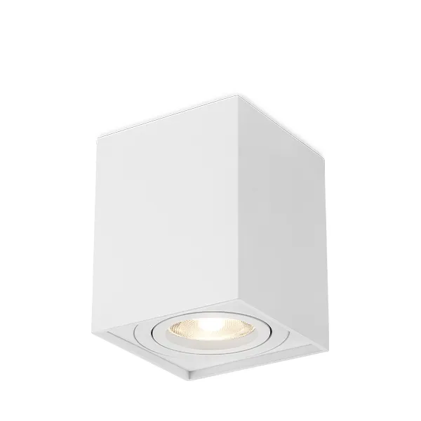 103029 - GAMA 8010 SQUARE WHITE GU10 IP20 SPOTLIGHT FIXTUREBRY