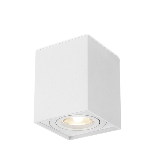 [BRYBH04-00310] 103029 - GAMA 8010 SQUARE WHITE GU10 IP20 SPOTLIGHT FIXTURE-BRY