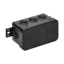149712 - Surfacemounted junction box CLICK IP54 8 cable entries 80x45x41mm black