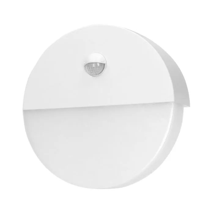 140778 - HALIT LED garden luminaire 10W, white with PIR motion sensor 140°, 600lm, IP65, 4000K, IK10