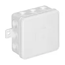 149704- Surface-mounted junction box CLICK IP54 12 cable entries 85x85x41mm white