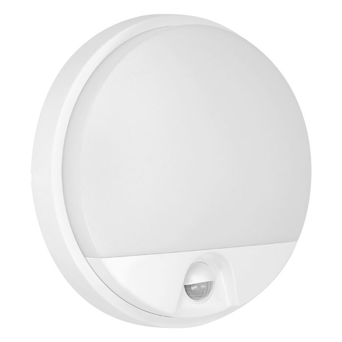 140783 - AGAT LED 15W, garden luminaire, white with motion sensor 140st, 1100lm, IP54, 4000K