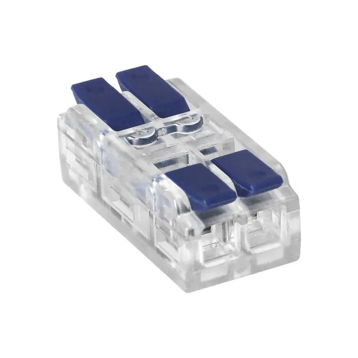 149558 - 2wire clamp splicing connector, doublesided; for any 0.754mm² wire; IEC 250V/32A; 50 pcs.