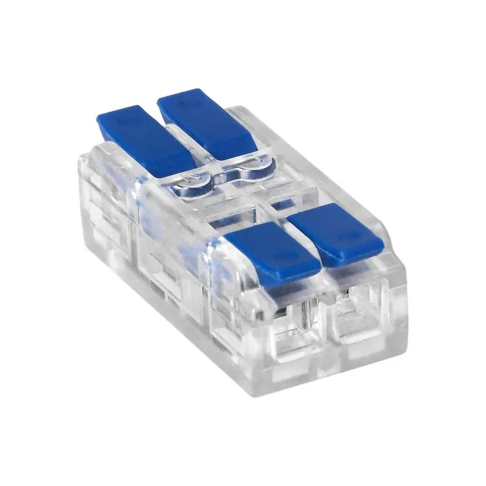 149556 - 2wire clamp splicing connector, doublesided; for any 0.754mm² wire; IEC 250V/32A; bag of 10 pcs.