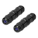 141191 - MICRO cable connector, 2 pcs straight, IP68, 2x1.0mm2, 450V/10A,