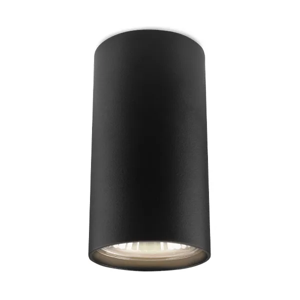 103034 - GAMA 5510 ROUND BLACK GU10 IP20 SPOTLIGHTBRY