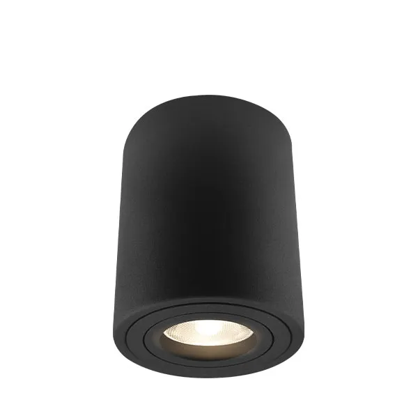 103044 - GAMA 8011 ROUND BLACK GU10 IP20 SPOTLIGHT-BRY