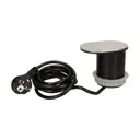 141137 - Flush-fitting furniture socket with sliding cover, USB charger and 1.9m cable 2P+E, USB, cable: 1,9m