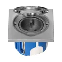 149458 - Hermetic electrical socket with a windproof junction box, IP55, stainless steel