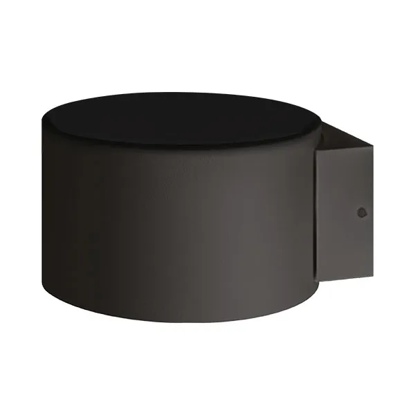 103056 - AVVA 8W ROUND BLACK 3000K IP20 WALL LIGHTBRY
