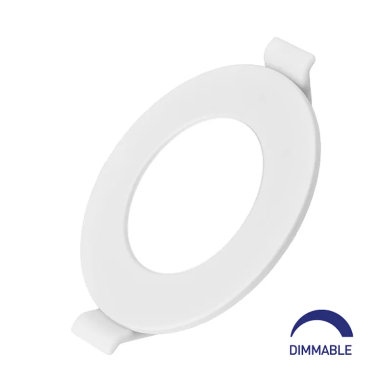105090 - 6W ROUND DIMMABLE 6500K COLD WHITE LED PANEL -BRY