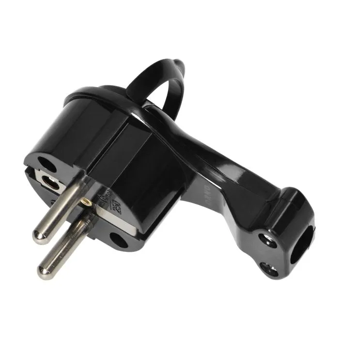 149185 - UniSchuko plug with handle, black