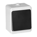 140940 - AQUATIC MINI IP54 doorbell button, white/black