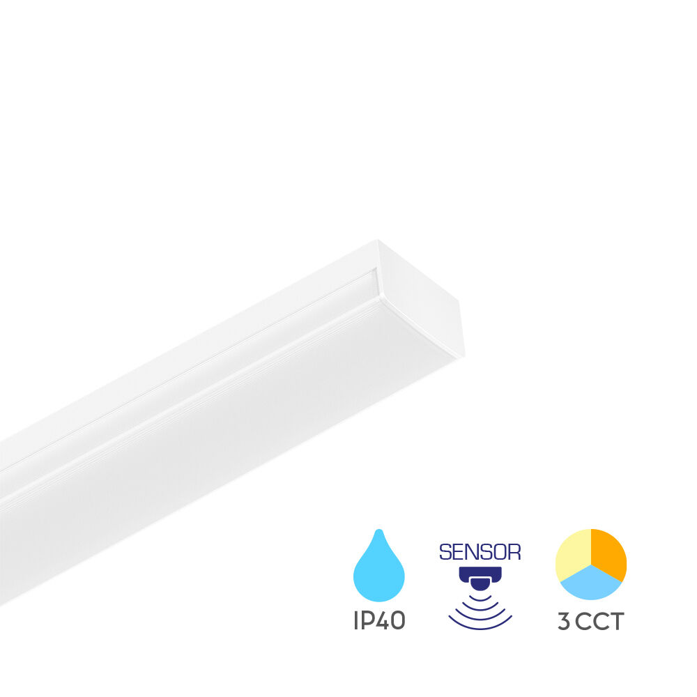 103203 - PROLINE 36W 120cm WHITE 3N1 SENSOR COLOR CHANGEABLE LED BATTEN