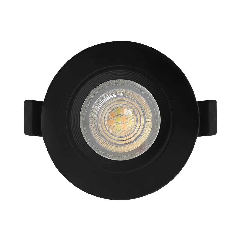 102140 - 7W G3 ROUND BLACK IP54 3IN1 LED DOWNLIGHTBRY
