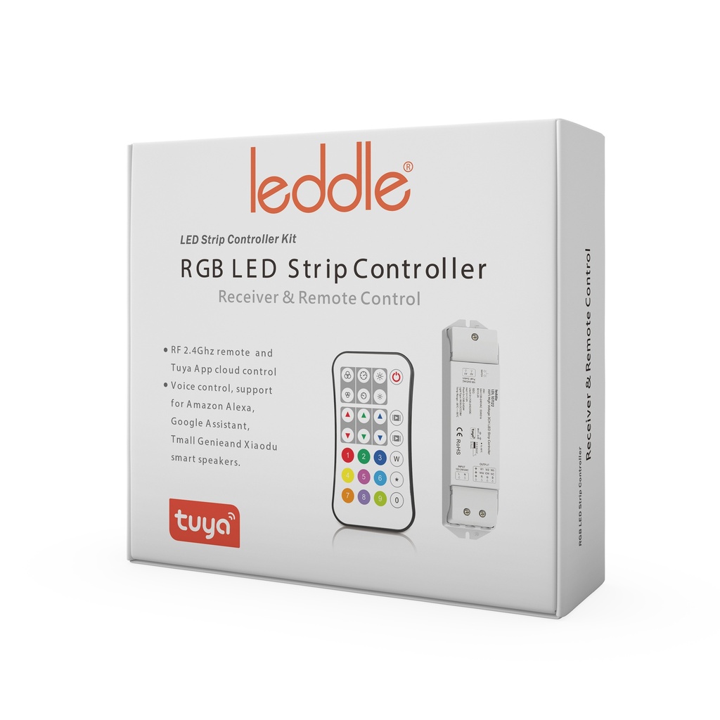 107122 - RGB LED Strip Controller Kit, 220V-240V, Dimmer, TUYA APP - LDL