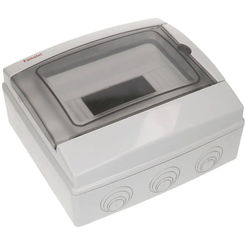 144000-Waterproof distribution box IP65 8 modules 