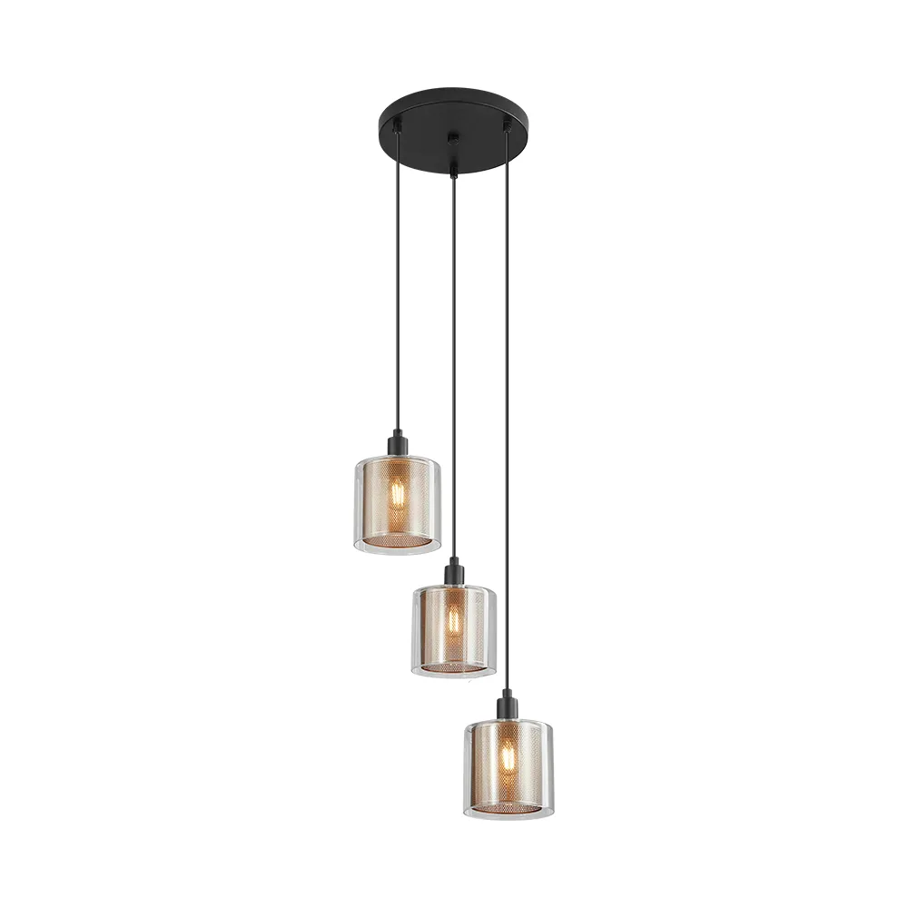120383 - S008R3H3xE14SLVPENDANT LIGHTBRY