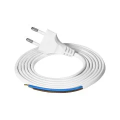149192 - Connection cable, EURO plug 2P, 2x0.75mm2, 1.9m, white