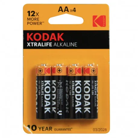 148110- Baterie Kodak XTRALIFE Alkaline AA LR6, 4 szt.