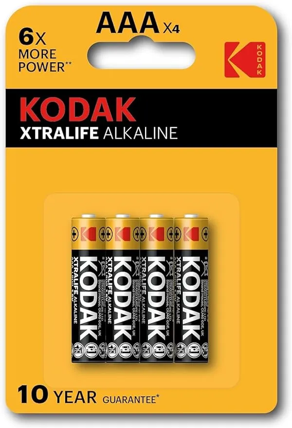 148111- Baterie Kodak XTRALIFE Alkaline AAA LR03, 4 szt.