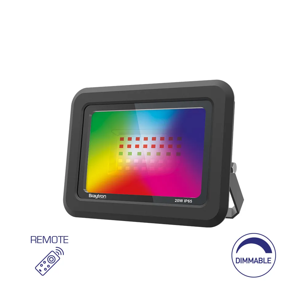 103277-FLOOD-SF-20W-BLC-RGB-IP65-LED FLOODLIGHT-BRY
