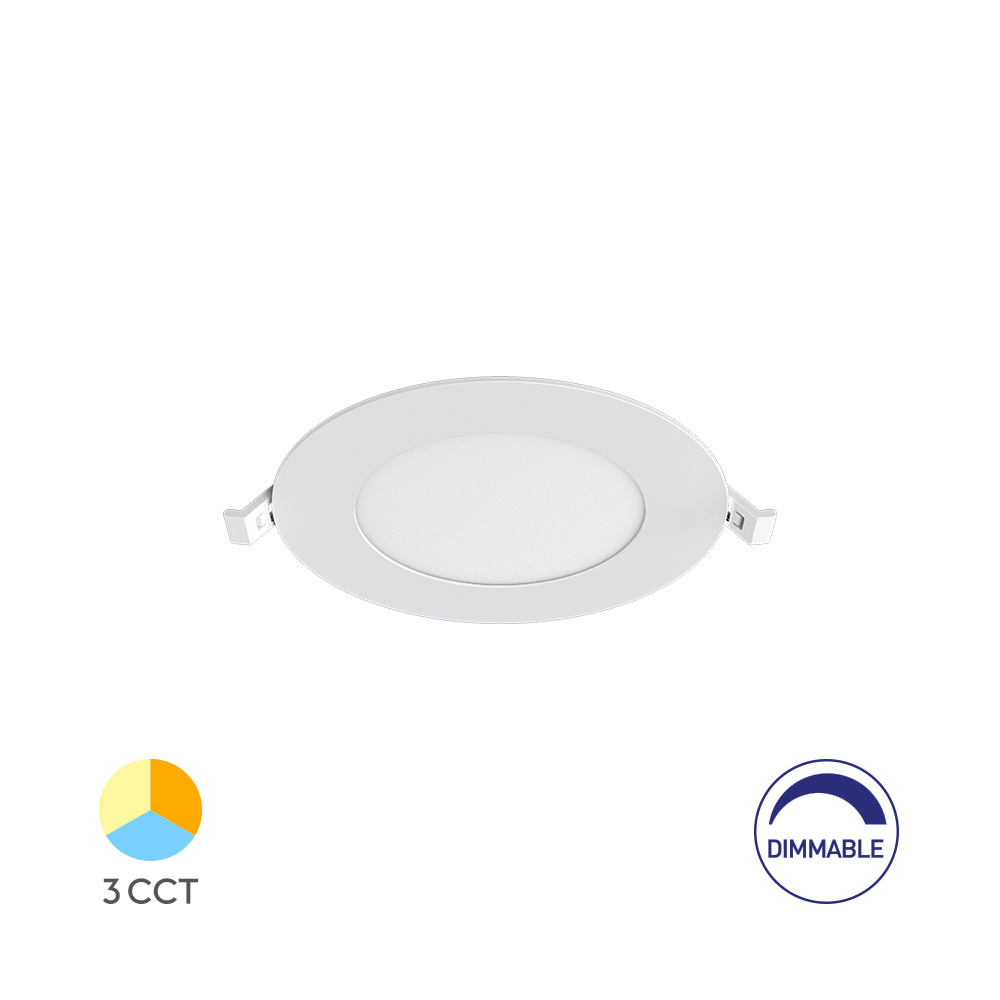103282-SMD-CRP-6W-RND-DIM-4INC-WHT-3IN1-LED PANEL-BRY