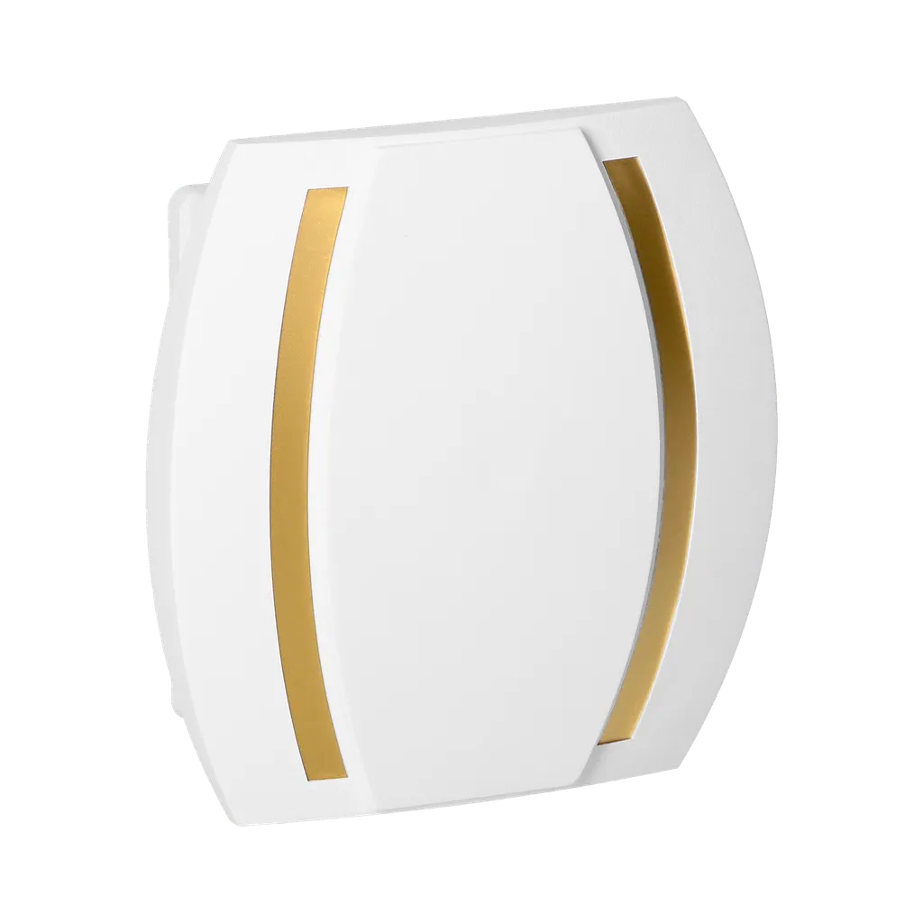 143049 Kameleon Gong doorbell, 8V, two BIM-BAM tones, white-gold
