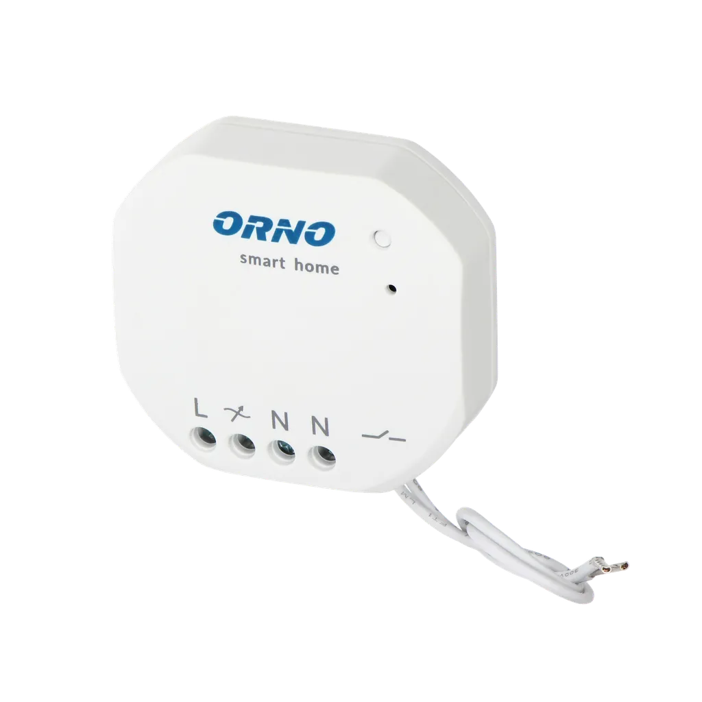 143200 - Wireless wall switch with radio receiver, MINI size for flushmount junction box, ORNO Smart Home