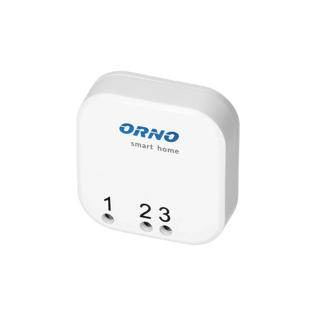 143204 - Wireless transmitter with 1 channel, compatible with any switch for wireless control of flushmounted relays and sockets, Orno Smart Home