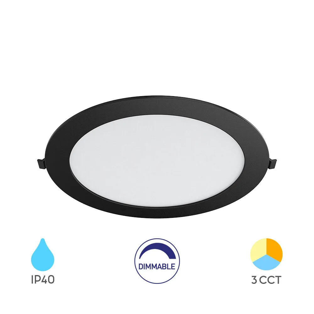 105093 - SRYSMDCRP18WRNDDIM8INCBLC3IN1LED PANEL