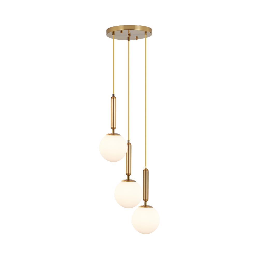 103286-BRY-S006R-3H-3xG9-OPL-GLD-PENDANT LIGHT