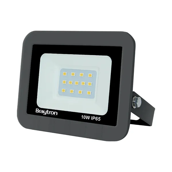 102070 - 10W GREY 6500K IP65 LED FLOODLIGHT-BRY