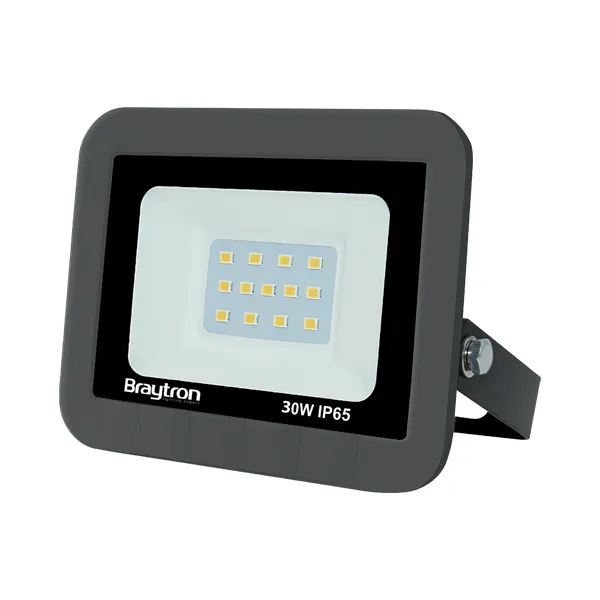 102073 - 30W GREY 3000K IP65 LED FLOODLIGHT-BRY