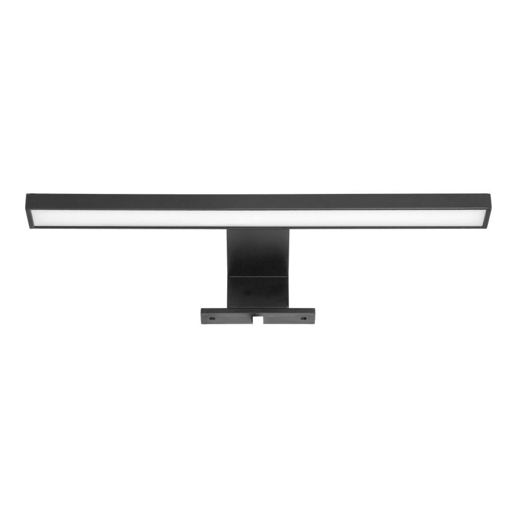 140012-NORTES LED 5W, mirror lamp, 320lm, 4000K, 30 cm long, plastic, black
