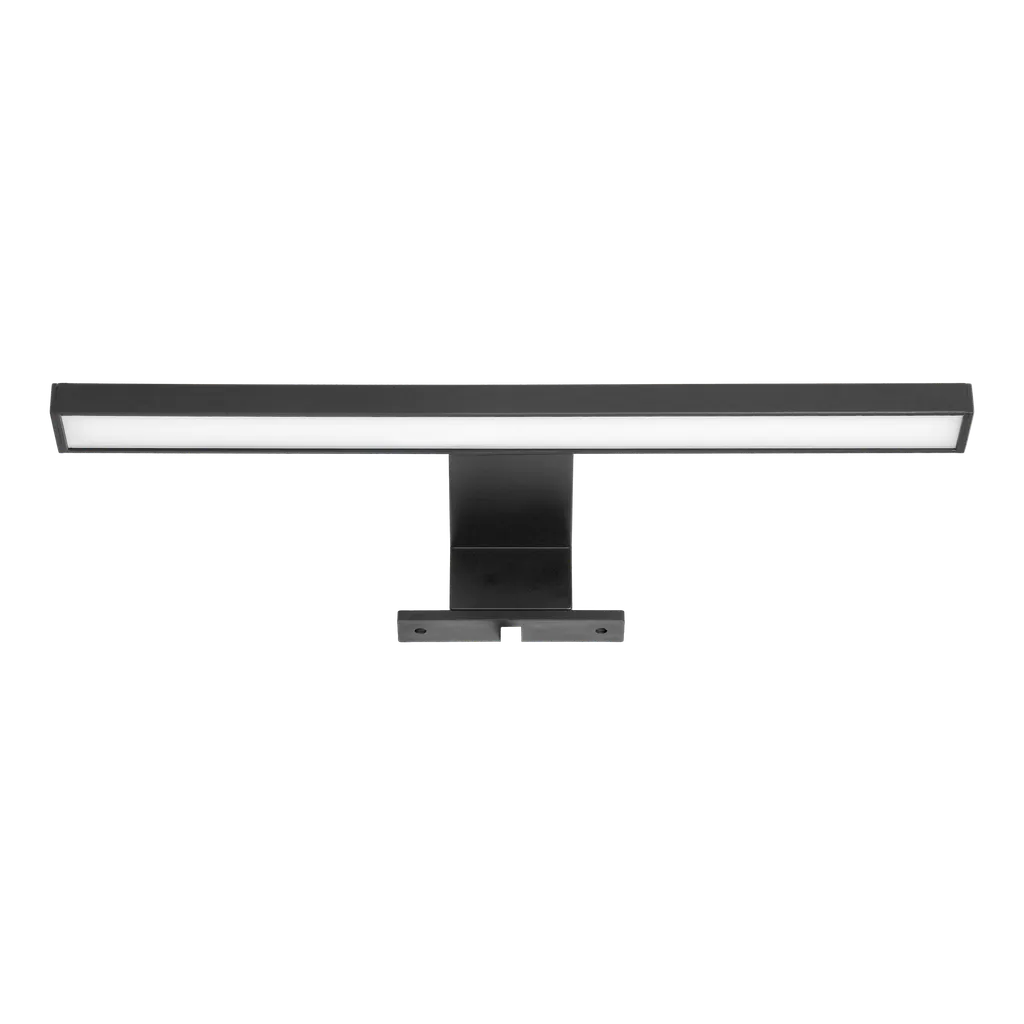 140012-NORTES LED 5W, mirror lamp, 320lm, 4000K, 30 cm long, plastic, black