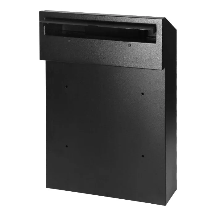 148030 - FIJI passthrough mailbox with cylinder lock, black