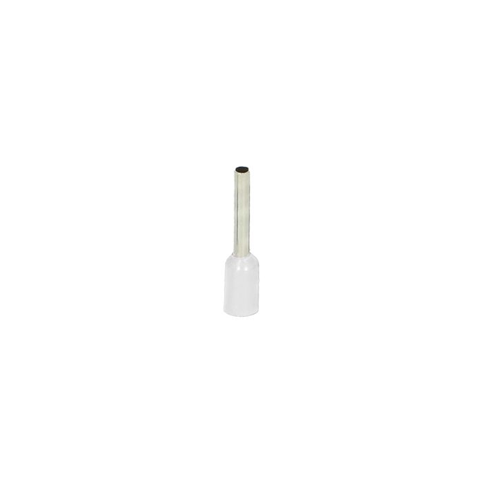 149575-Insulated cable end terminals, max. section 0.5mm2, copper  sleeve length: 8mm, blister pack 25 pc
