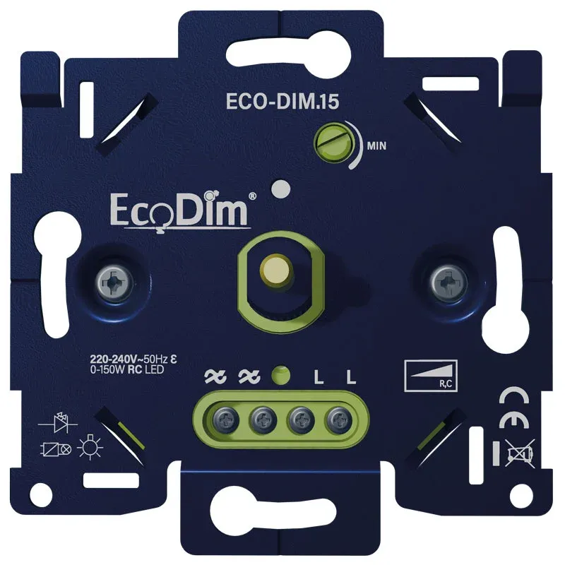 108501- ECO-DIM.15 Led dimmer universeel 0-150W (RC)